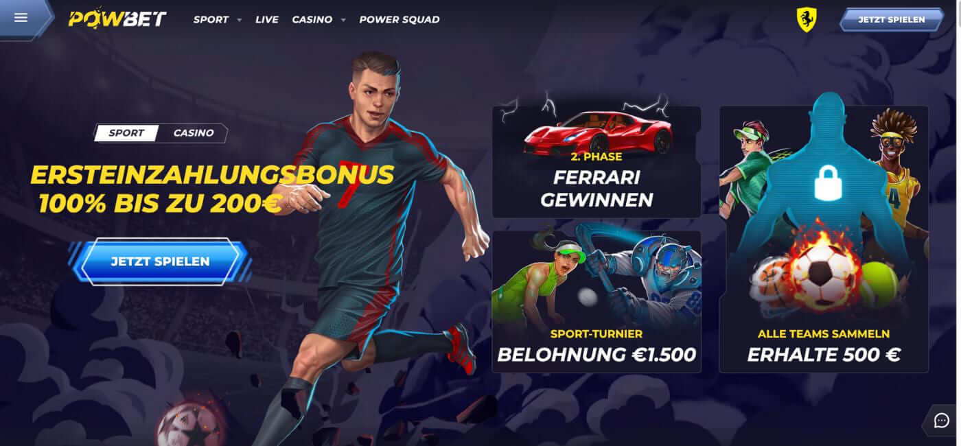 Powbet Sportwettenanbieter